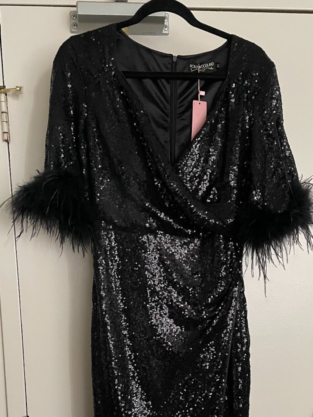 Hollywoodland Million Dollar Baby Dress (Tea Length) in Black - size US-M